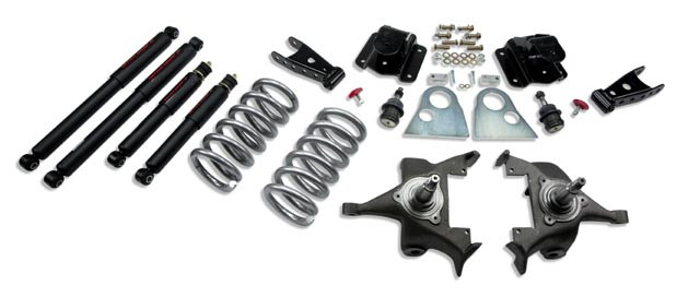 Belltech 3/4 Drop Spindle Nitro Shocks Kit 94-99 Ram 1500 2wd